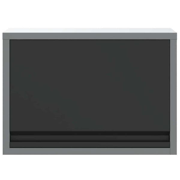 Werkzeugschrank mit Stauraum Schwarz/Grau 50cm