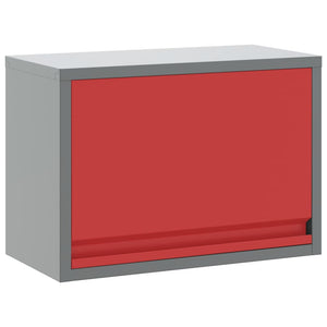 Werkzeugschrank mit Stauraum Rot/Grau 50cm