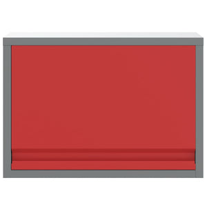 Werkzeugschrank mit Stauraum Rot/Grau 50cm
