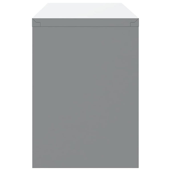 Werkzeugschrank mit Stauraum, Schwarz/Grau, 100cm