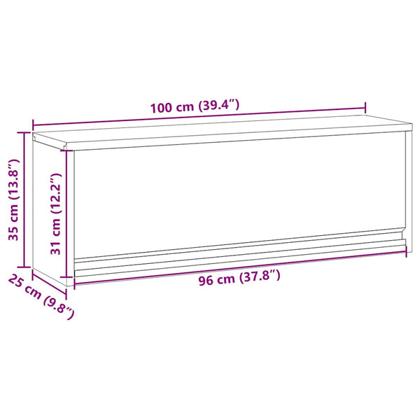 Werkzeugschrank mit Stauraum, Schwarz/Grau, 100cm