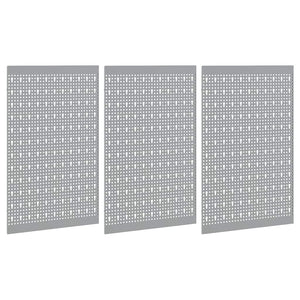 Werkzeugwandpaneel Grau 150x60cm 3-teilig