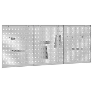 Werkzeugwandpaneel Grau 150x60cm 3-teilig