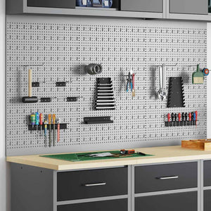 Werkzeugwandpaneel Grau 150x80 cm, 3-teilig