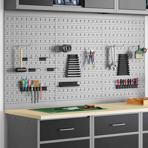 Werkzeugwandpaneel Grau 150x80 cm, 3-teilig