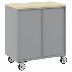 Werkbank Rot/Grau, 75x45x85 cm