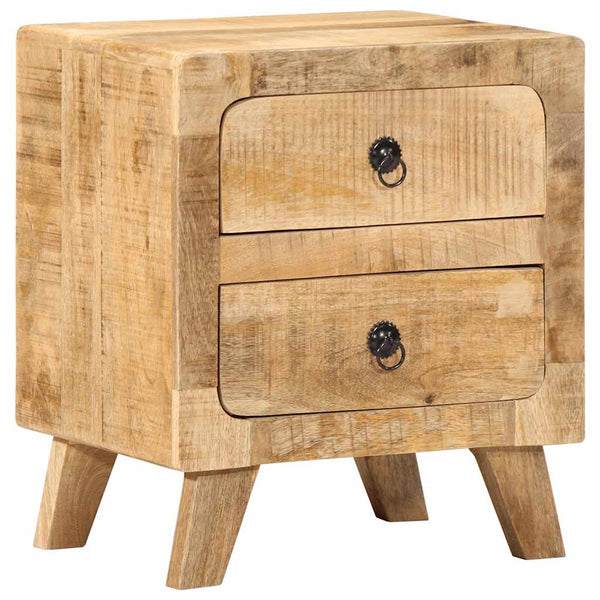 Nachttische 2er Set Mango Massivholz 40x46 cm