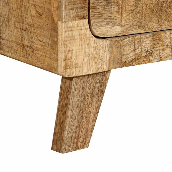 Nachttische 2er Set Mango Massivholz 40x46 cm
