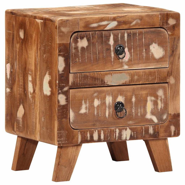 Nachttisch Altholz Massiv 40x32x46 cm