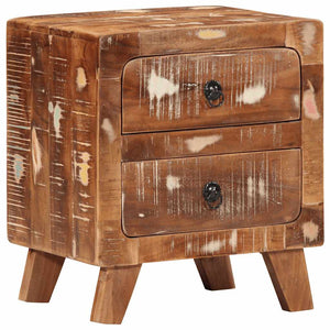 Nachttisch Altholz Massiv 40x32x46 cm