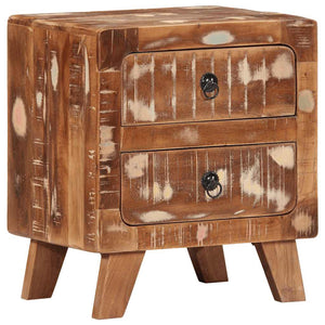 Nachttisch Altholz Massiv 40x32x46 cm