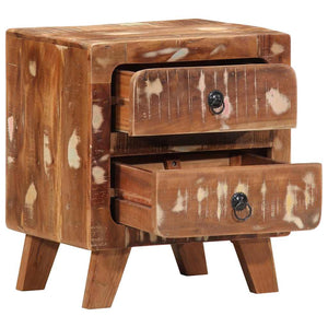 Nachttisch Altholz Massiv 40x32x46 cm