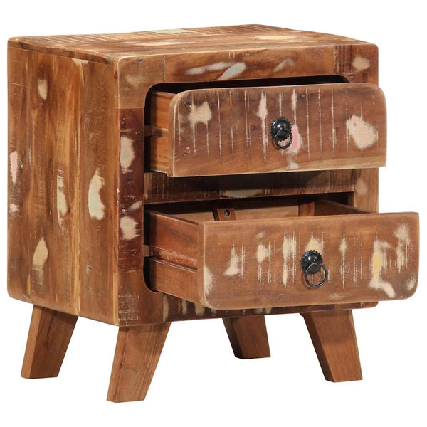 Nachttisch Altholz Massiv 40x32x46 cm