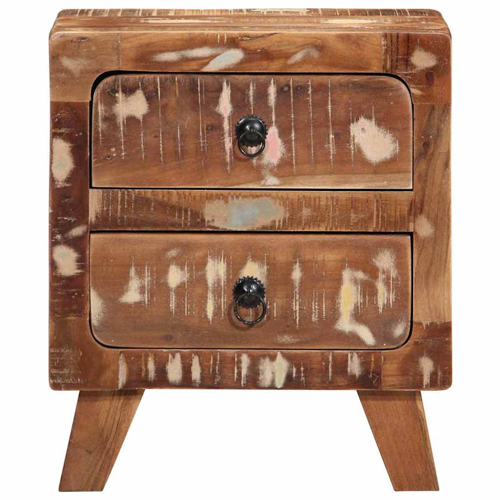 Nachttisch 2er Set Altholz 40x46cm