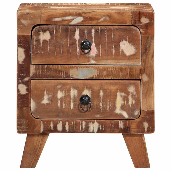 Nachttisch 2er Set Altholz 40x46cm