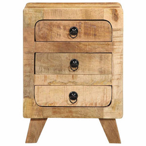 Nachttisch Mango Massivholz 37x32x50 cm