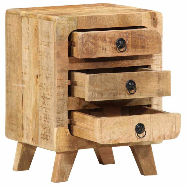Nachttisch Mango Massivholz 37x32x50 cm