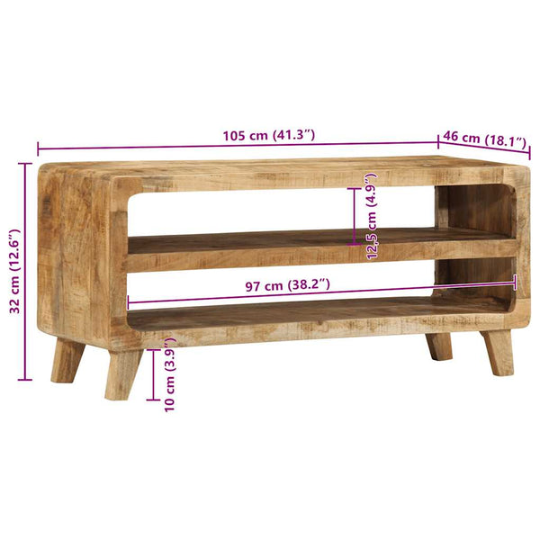 TV-Schrank Mango Massivholz 105 cm