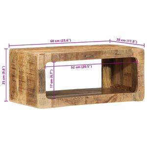 TV-Wandschrank Mangoholz 60 cm