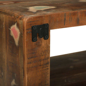 Mehrfarbiger TV-Schrank Altholz 60 cm