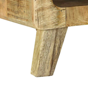 Couchtisch Braun Mango Massivholz 90x50 cm