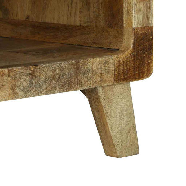 Couchtisch Braun Mango Massivholz 50x50 cm