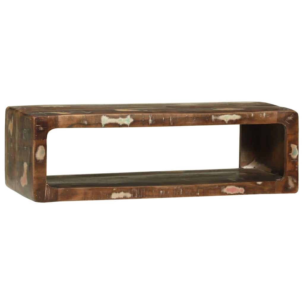 Mehrfarbiger TV-Schrank Altholz 80 cm