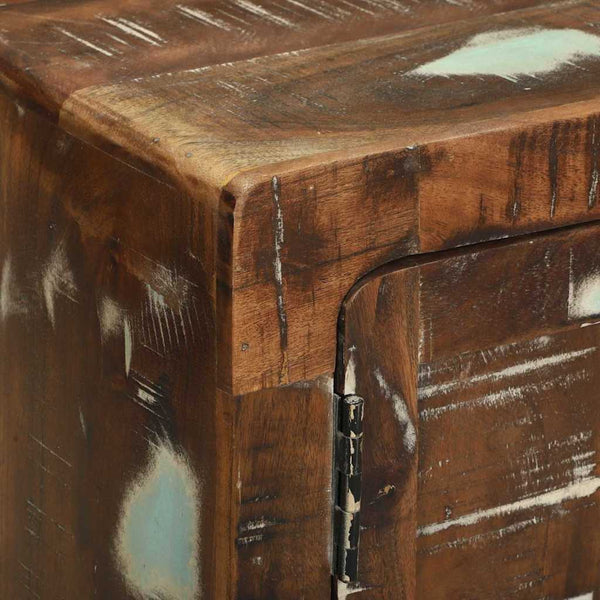 Mehrfarbiger Couchtisch aus Massivholz