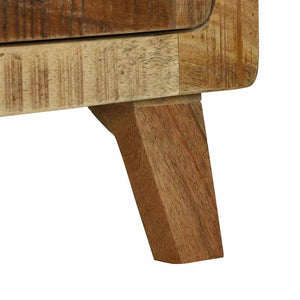 Couchtisch Braun Mango Massivholz 80x54 cm