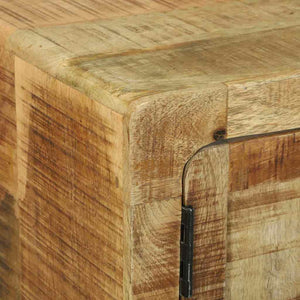 Couchtisch Braun Mango Massivholz 80x54 cm