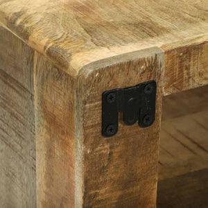 TV-Schrank Set Braun Massivholz Mango 3-teilig