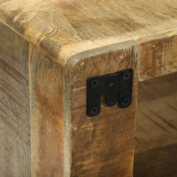 TV-Schrank Set Braun Massivholz Mango 3-teilig