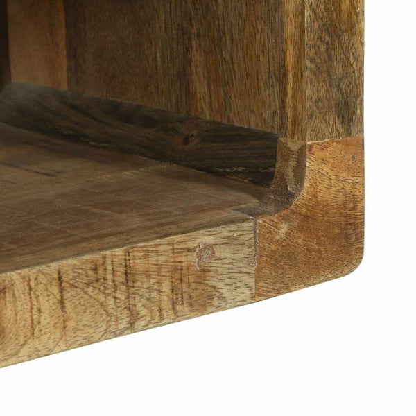 TV-Schrank Set Braun Massivholz Mango 3-teilig