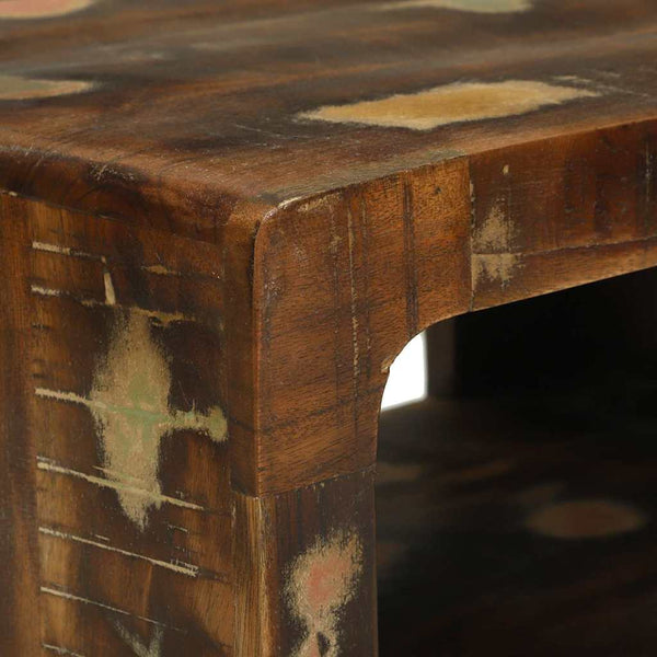 TV-Schrank Set mit Regal Altholz Mehrfarbig