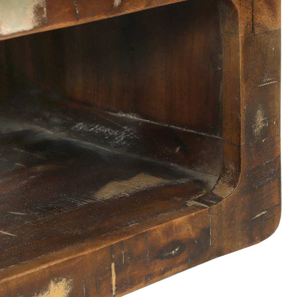 TV-Schrank Set mit Regal Altholz Mehrfarbig