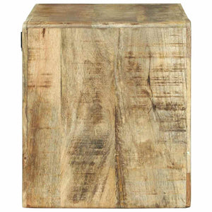 TV-Schrank mit Regal Mango Massivholz Braun