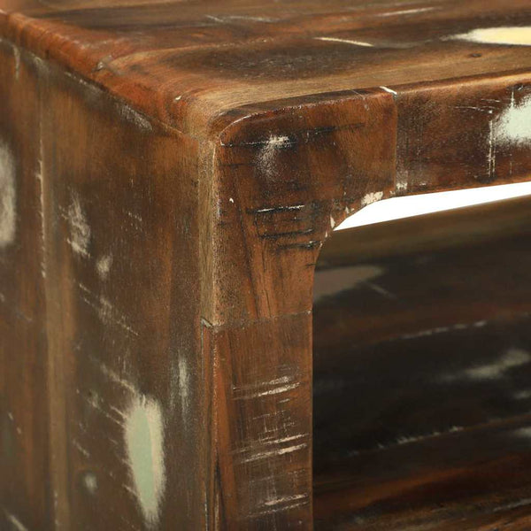 Mehrfarbiger TV-Schrank Altholz