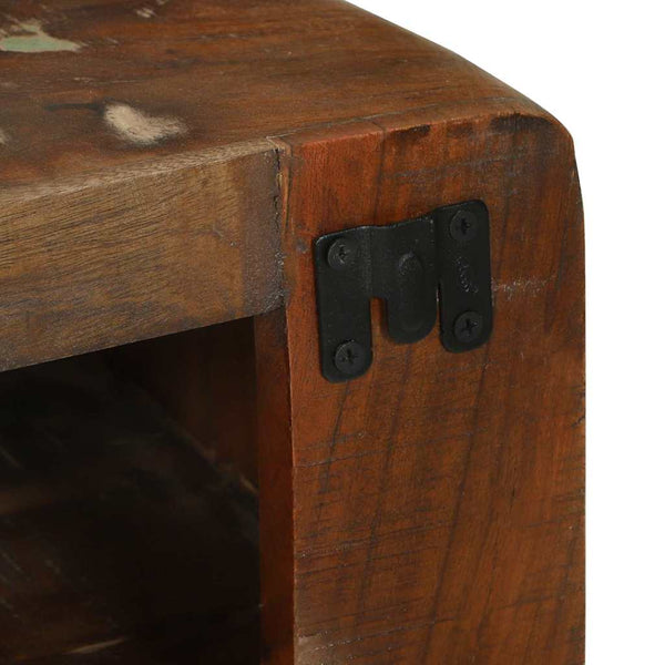 Mehrfarbiger TV-Schrank Altholz 80 cm