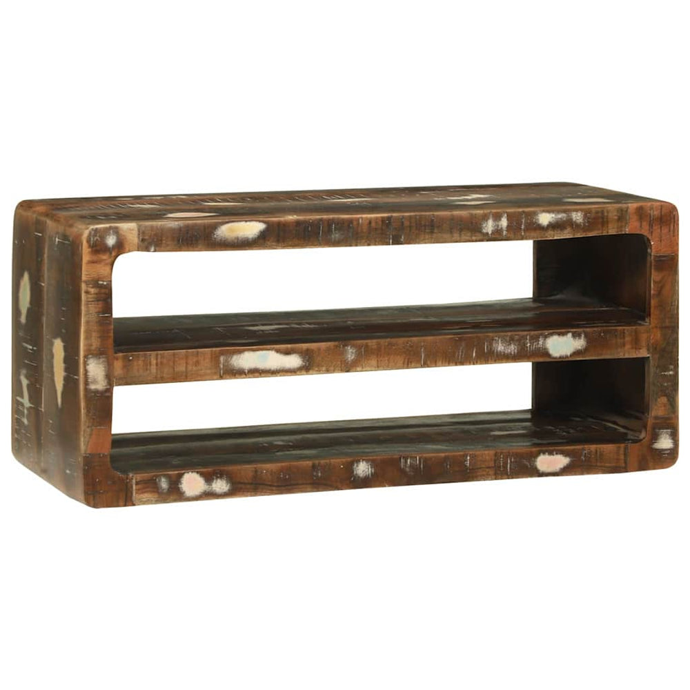 Mehrfarbiger TV-Schrank Altholz 80 cm