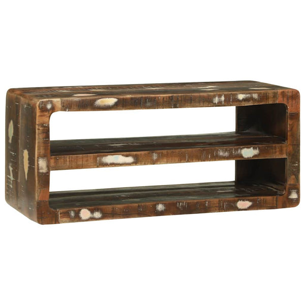 Mehrfarbiger TV-Schrank Altholz 80 cm