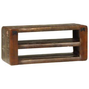 Mehrfarbiger TV-Schrank Altholz 80 cm