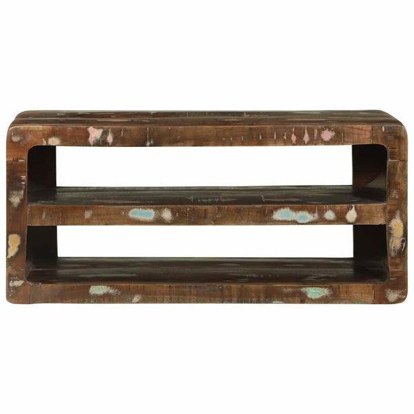 Mehrfarbiger TV-Schrank Altholz 80 cm