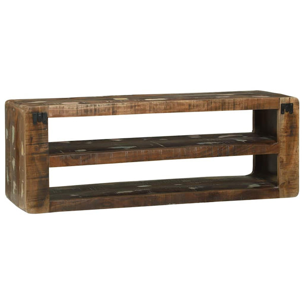 TV-Schrank Mehrfarbig Altholz 100 cm