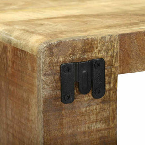 vidaXL Meuble TV avec étagère Bois de manguier massif Marron 36 x 30 x 54 cm