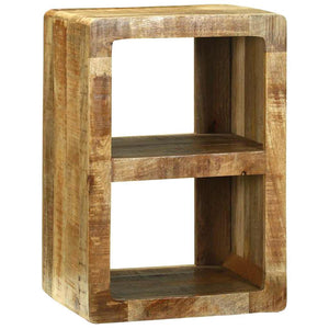 vidaXL Meuble TV avec étagère Bois de manguier massif Marron 36 x 30 x 54 cm