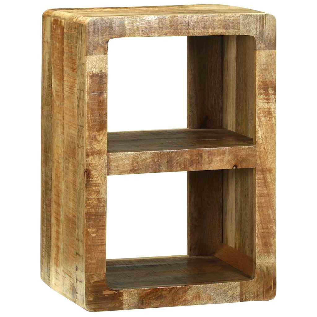 vidaXL Meuble TV avec étagère Bois de manguier massif Marron 36 x 30 x 54 cm