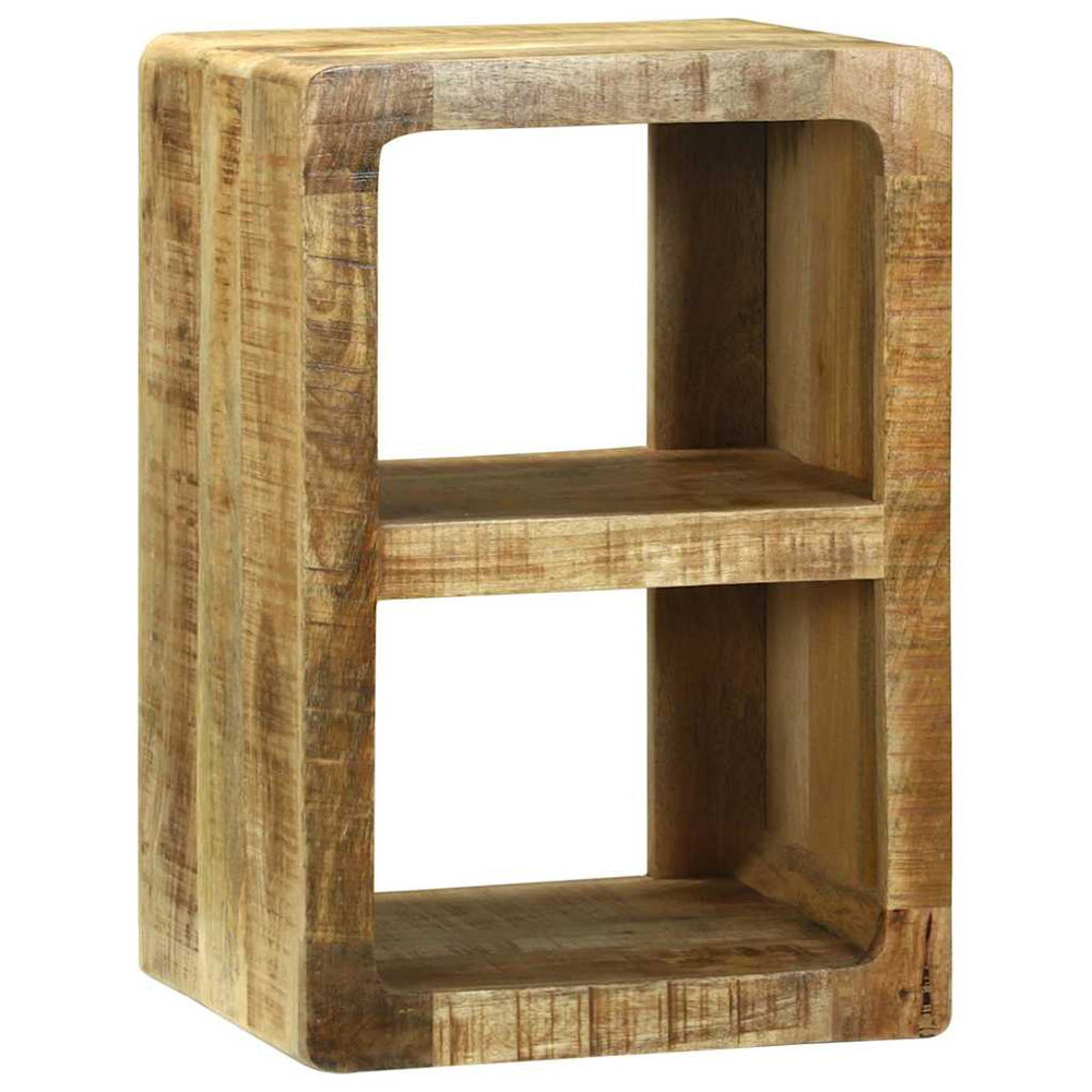 vidaXL Meuble TV avec étagère Bois de manguier massif Marron 36 x 30 x 54 cm