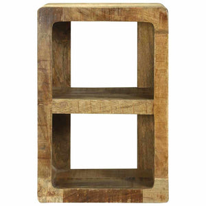 vidaXL Meuble TV avec étagère Bois de manguier massif Marron 36 x 30 x 54 cm