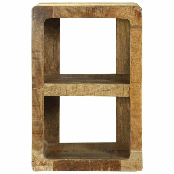 vidaXL Meuble TV avec étagère Bois de manguier massif Marron 36 x 30 x 54 cm