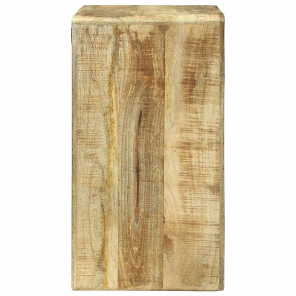 vidaXL Meuble TV avec étagère Bois de manguier massif Marron 36 x 30 x 54 cm